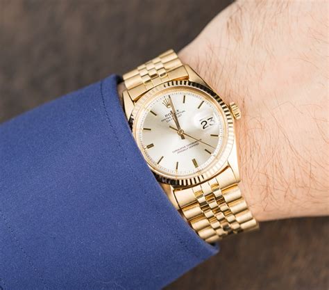 rolex datejust 1601 yellow gold|rolex datejust 1601 review.